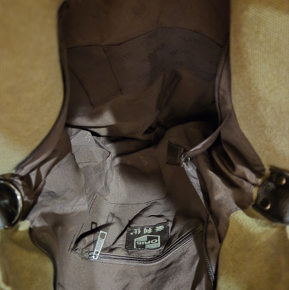Oris canvas bag large messenger hobo purse overnight - Picture 5 of 11